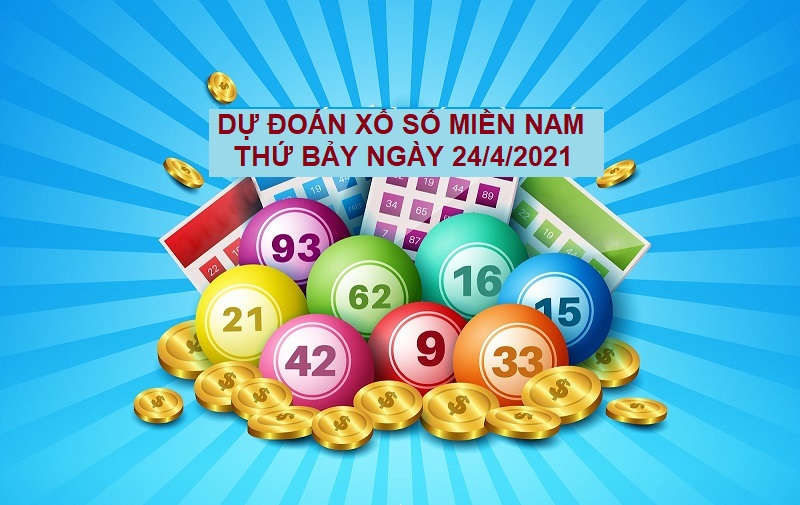 Dự đoán xổ số miền Nam thứ bảy ngày 24/4/2021 hoàn toàn miễn phí