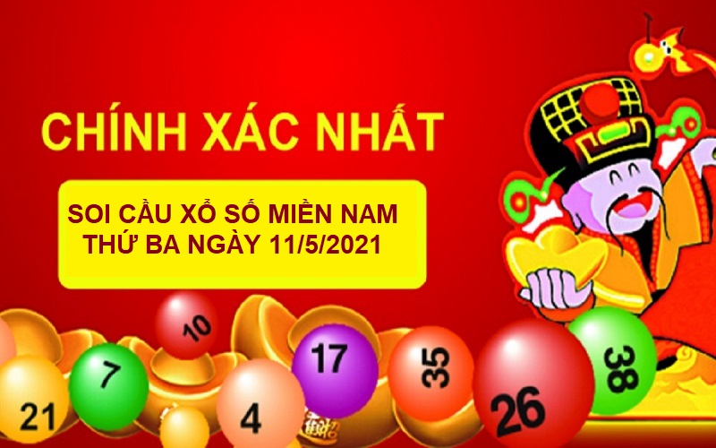 Soi cầu xổ số miền Nam thứ ba ngày 11/5/2021 về con số nào?