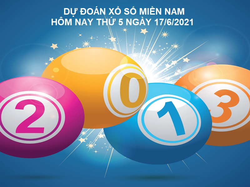 Dự đoán xổ số miền Nam hôm nay thứ 5 ngày 17/6/2021