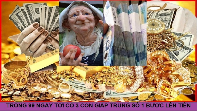 3 Con giáp trúng số một bước lên tiên, giàu nứt vách trong 99 ngày tới