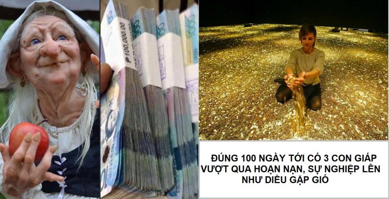 Đúng 100 ngày tới có 3 con giáp vượt qua hoạn nạn, công danh tiền tài như ý