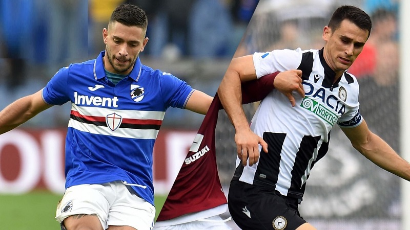 Soi kèo trận Sampdoria vs Udinese 18h30 ngày 22/1