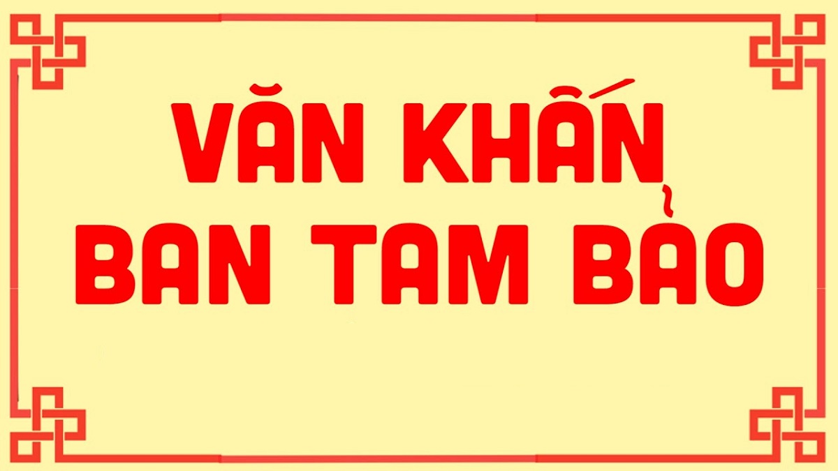 Văn khấn Tam Bảo, cách cúng dường Tam Bảo chi tiết