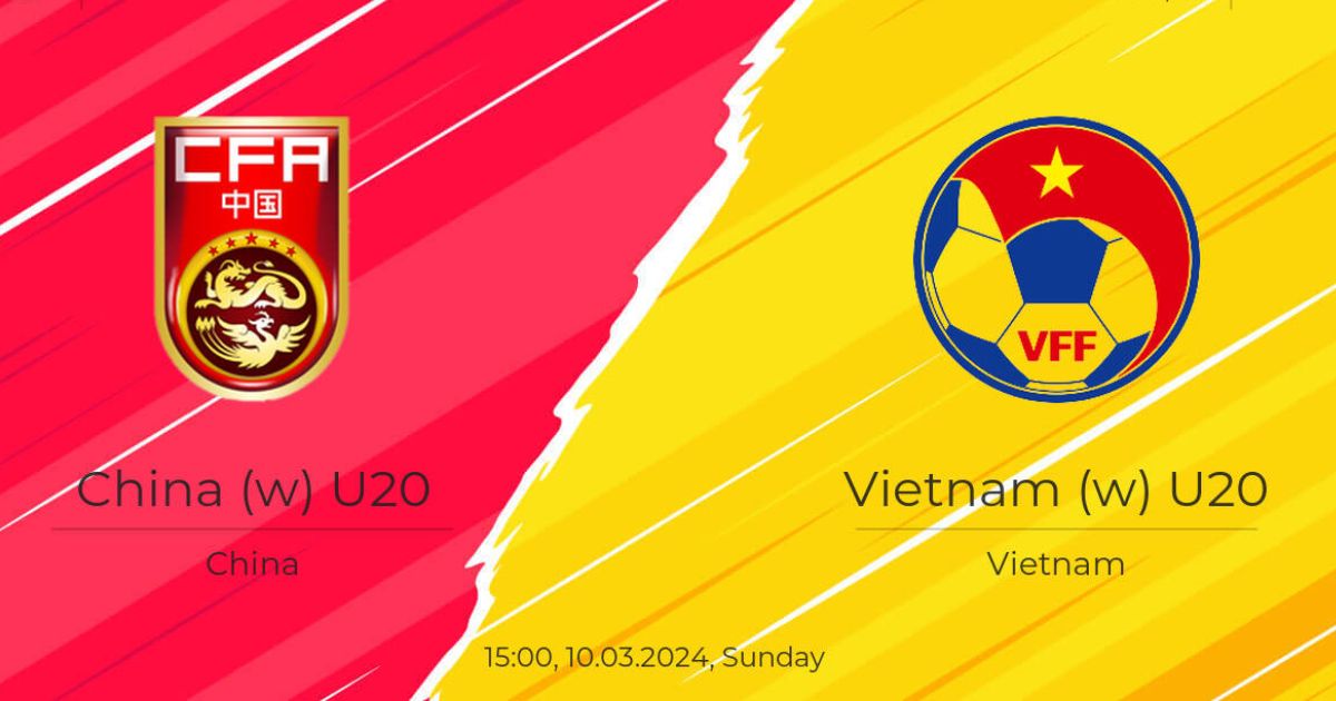 Link xem trực tiếp bóng đá nữ U20 Việt Nam vs U20 Trung Quốc, U20 châu Á 2024