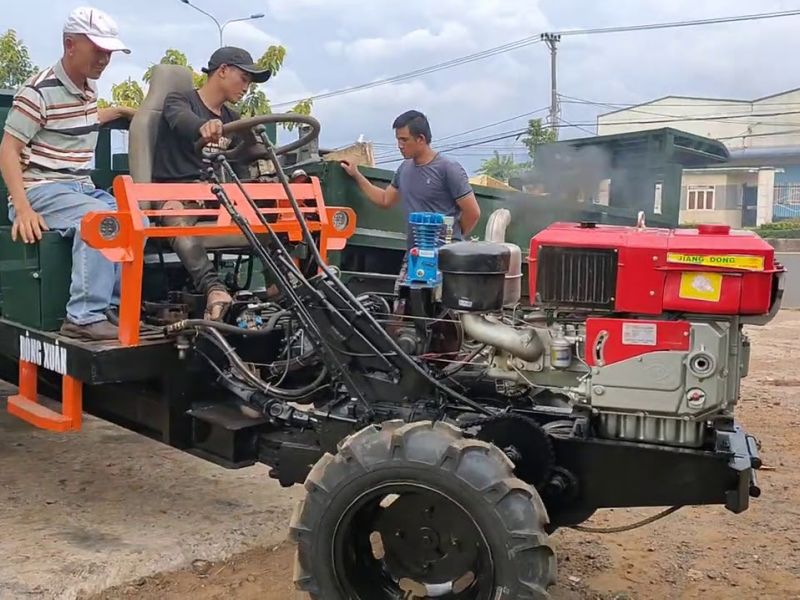Mơ thấy xe công nông đánh con gì 1
