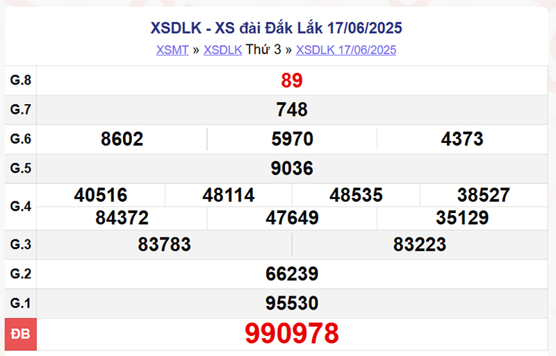 XSDLk 17/6/2025