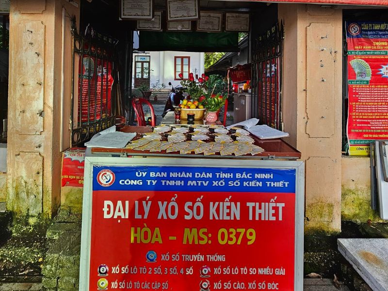 Đổi vé số trúng ở Bắc Ninh 2