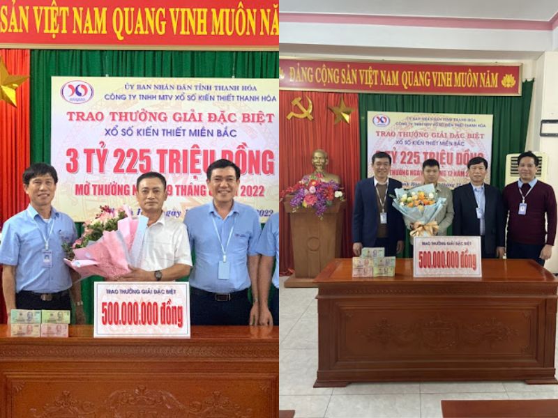 Đổi vé số trúng ở Thanh Hoá 1