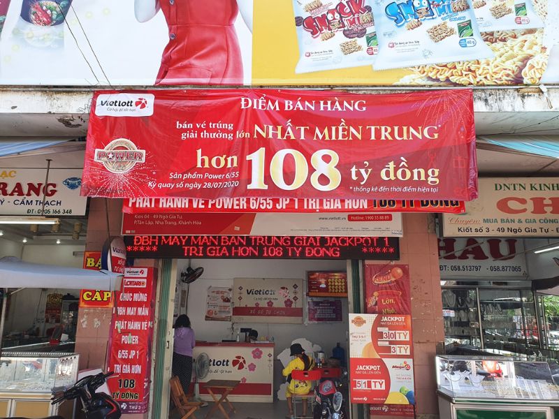 Đại lý vé số Khánh Hoà Vietlott