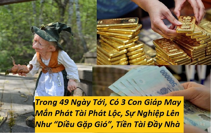 Trong 49 ngày tới, có 3 con giáp may mắn phát tài phát lộc, sự nghiệp lên như “diều gặp gió”, tiền tài đầy nhà