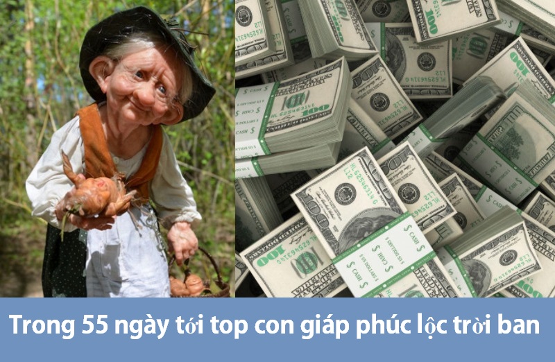 Trong 55 ngày tới top con giáp phúc lộc trời ban, gặp toàn điều tốt, công danh tiền tài vượng phát