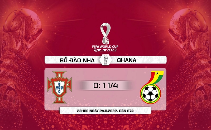 Link trực tiếp Bồ Đào Nha vs Ghana 23h ngày 24/11 Full HD