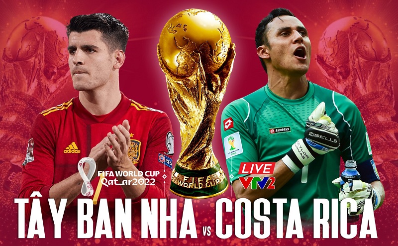 Link trực tiếp Tây Ban Nha vs Costa Rica 23h ngày 23/11 Full HD