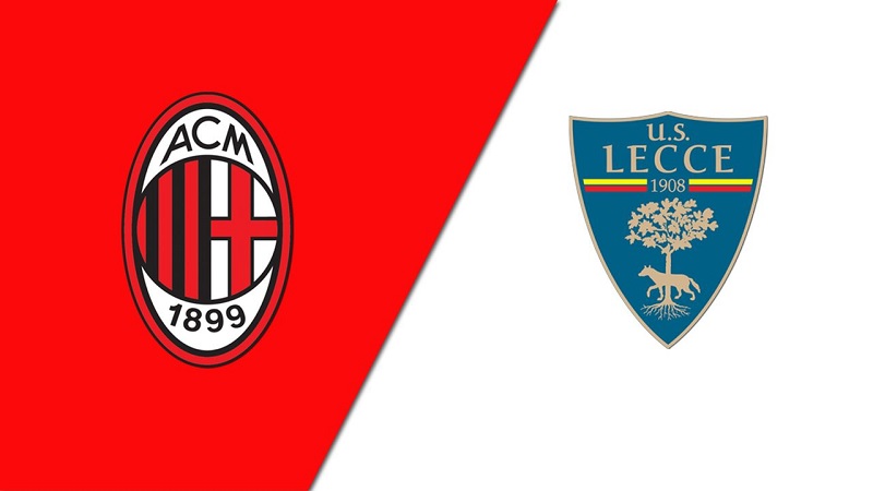 Link trực tiếp AC Milan vs Lecce 23h ngày 23/4 Full HD