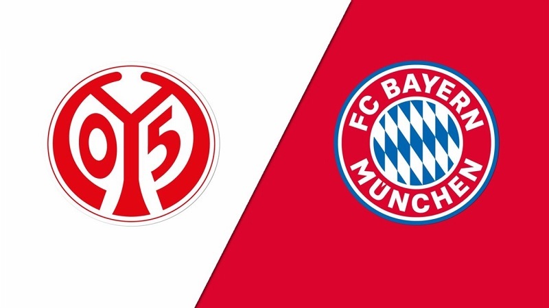 Link trực tiếp Mainz 05 vs Bayern 20h30 ngày 22/4 Full HD