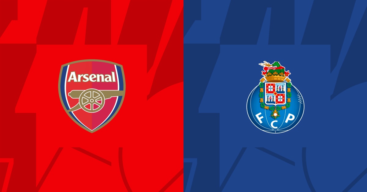 Link trực tiếp Porto vs Arsenal 3h ngày 22/2